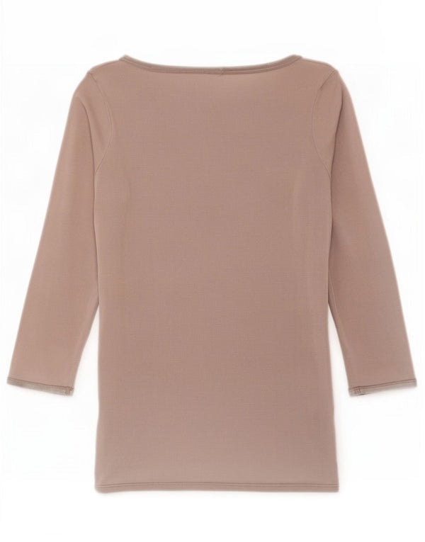 Top femeie Zara cu mâneci 3/4 UK 12, gri mediu