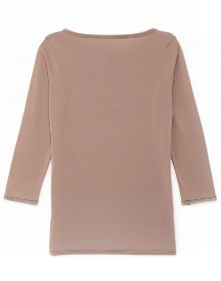 Top femeie Zara cu mâneci 3/4 UK 12, gri mediu