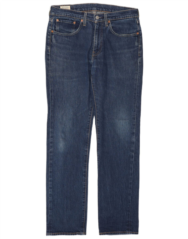 Blugi drepti pentru bărbați LEVI'S 514 W31 L32 Bumbac albastru