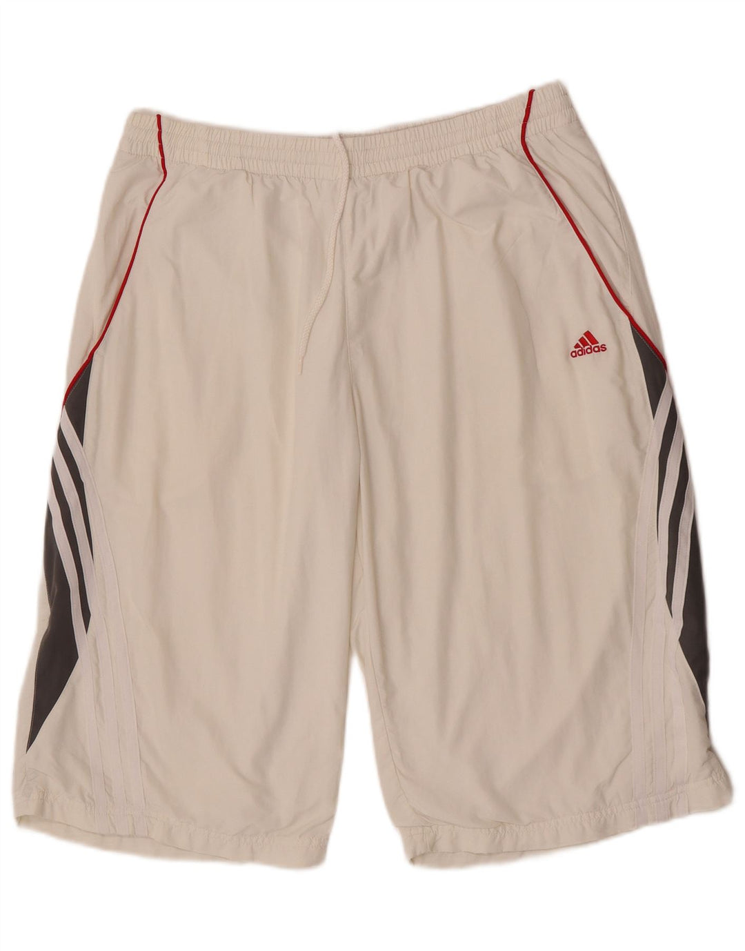 Pantaloni scurți sport Climalite Adidas pentru bărbați, mari, alb, din poliester