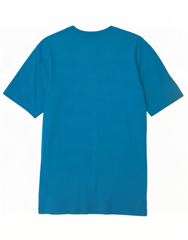 Tricou grafic pentru bărbați Nike Regular Fit Top mic, albastru, bumbac