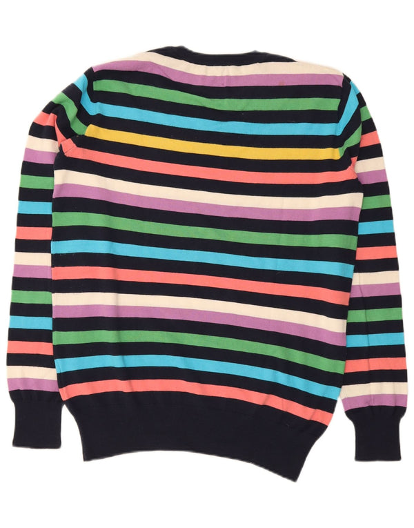 Pulover Gaudi pentru bărbați, cu gât crew, XL, bumbac cu dungi multicolore