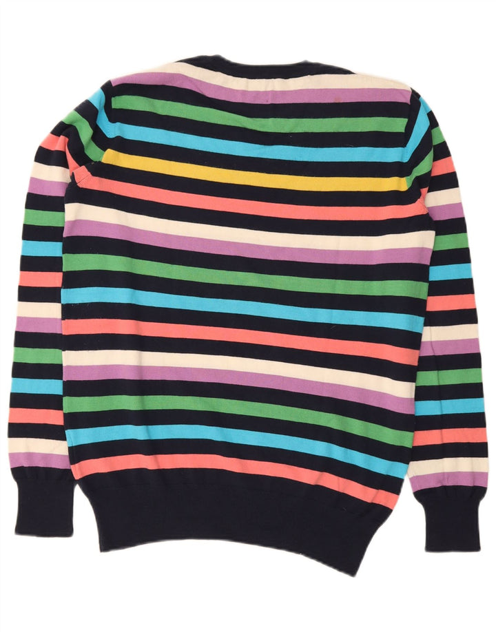 Pulover Gaudi pentru bărbați, cu gât crew, XL, bumbac cu dungi multicolore