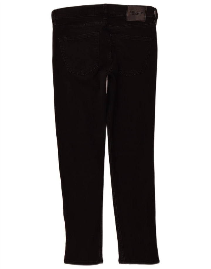 Blugi skinny pentru bărbați HOLLISTER W29 L30 bumbac negru