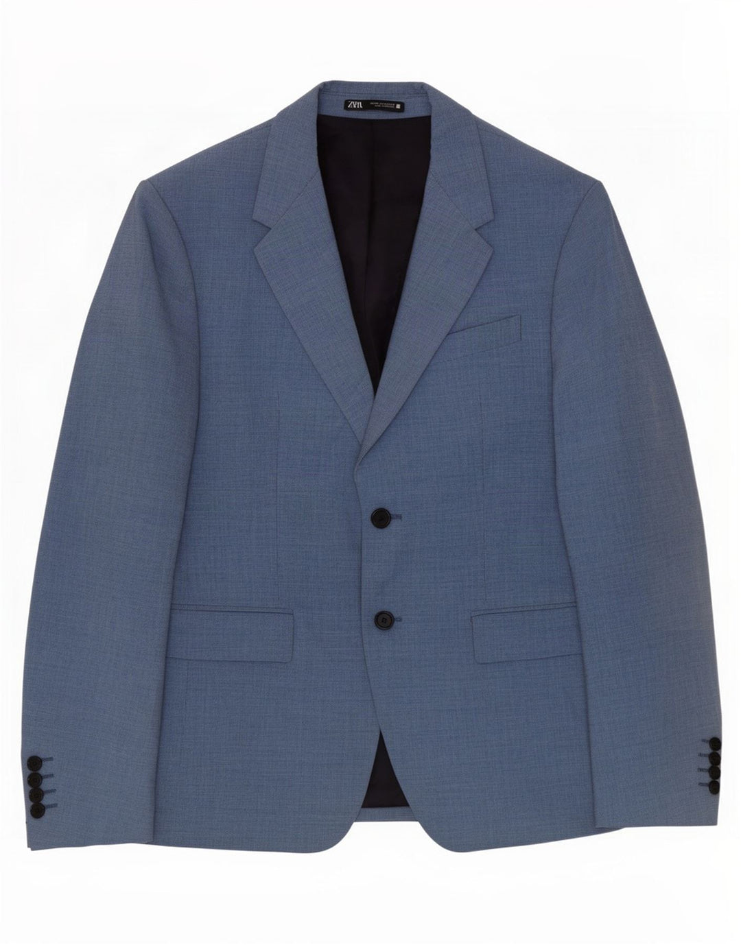 Blazer pentru bărbați Zara cu 2 nasturi EU 50 Albastru mediu
