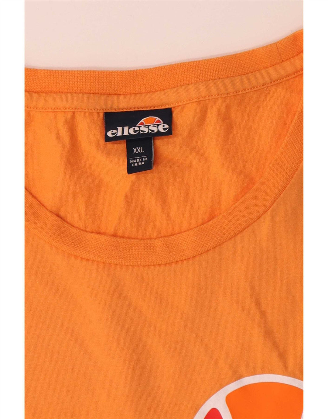 Tricou grafic pentru bărbați Ellesse Top 2XL bumbac portocaliu