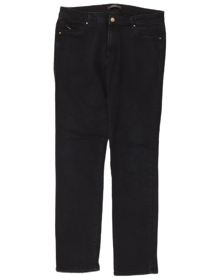 Pantaloni subțiri pentru femei ESPRIT L32 L32 bumbac bleumarin