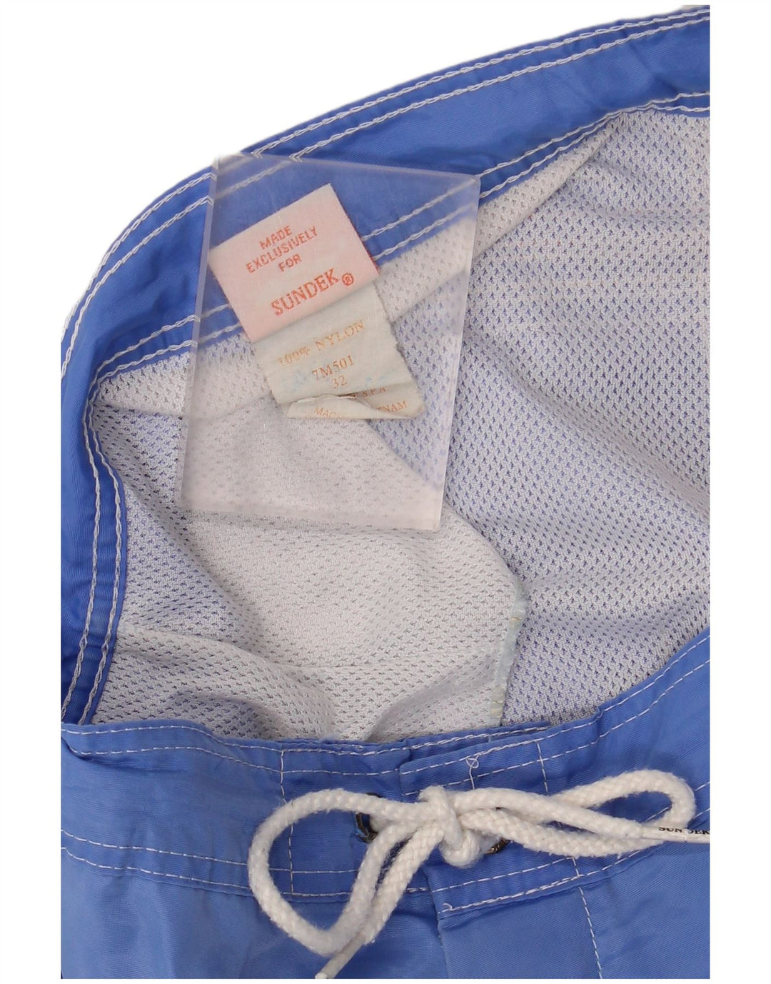 SUNDEK Pantaloni scurți de înot pentru bărbați, nailon albastru mediu