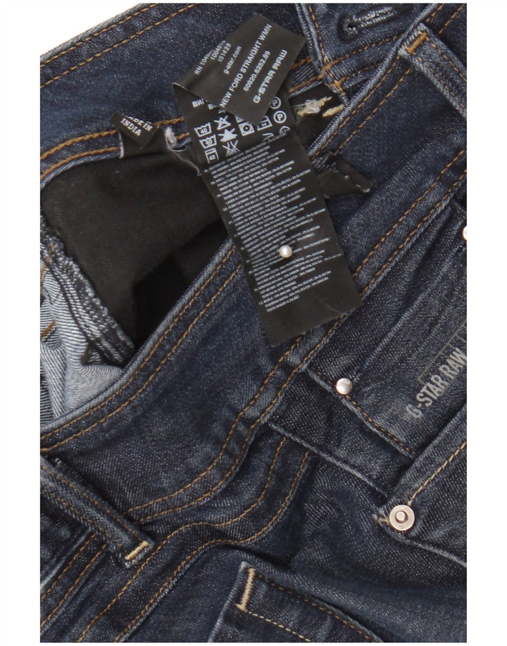 Blugi drepti pentru femei G-Star W29 L36 Bumbac bleumarin