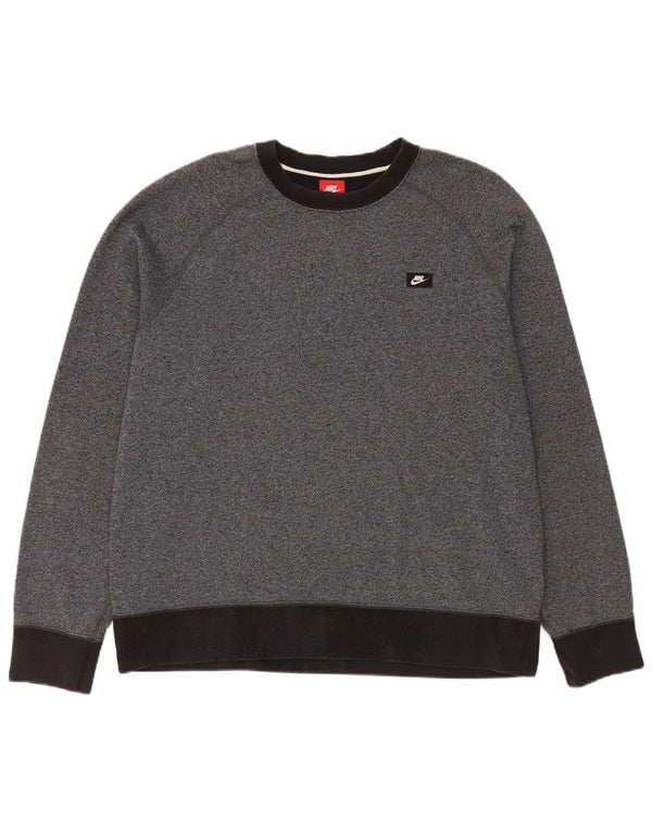 Pulover NIKE pentru bărbați, XL, gri, bumbac color bloc