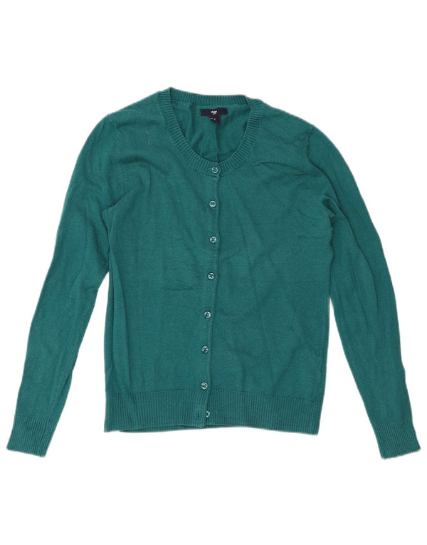 Pulover cardigan pentru femei Gap, cu ajustare normală, UK 10, bumbac verde mic