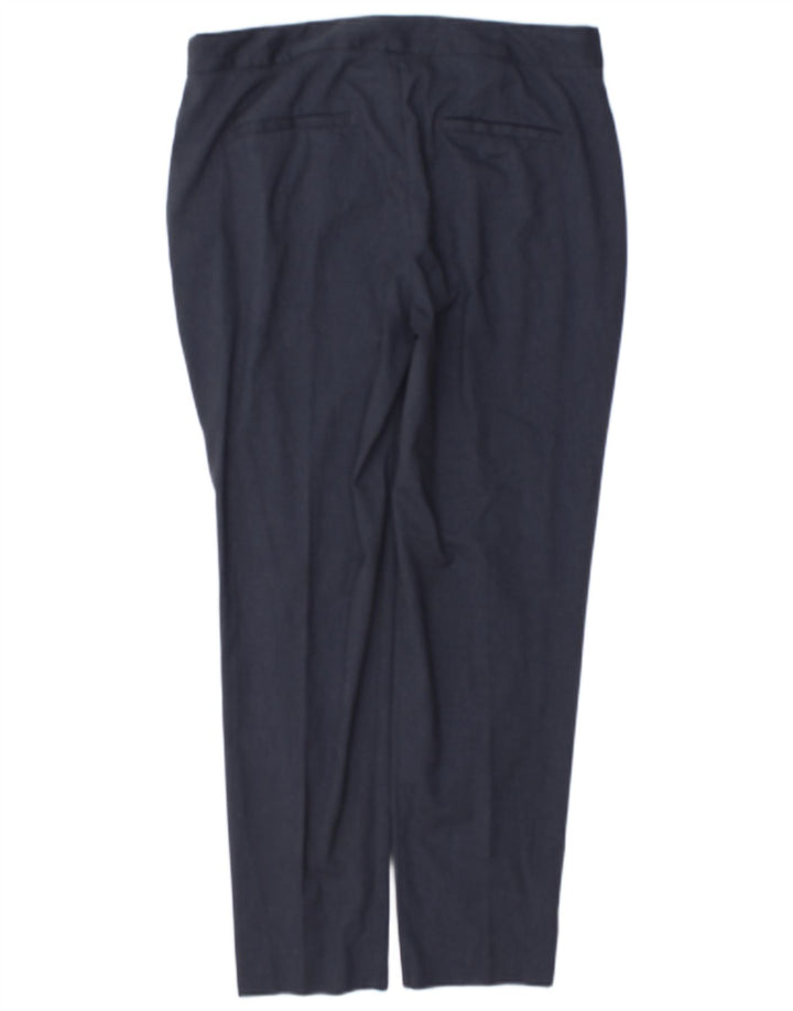 Pantaloni de costum slim pentru femei Zara EU 38 Mici L28 L28 Bleumarin Poliester
