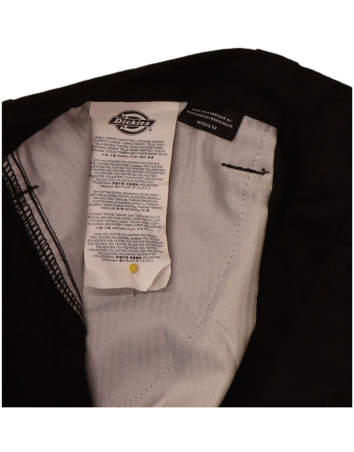 Pantaloni cargo dritti pentru bărbați Dickies W30 L30 poliester negru
