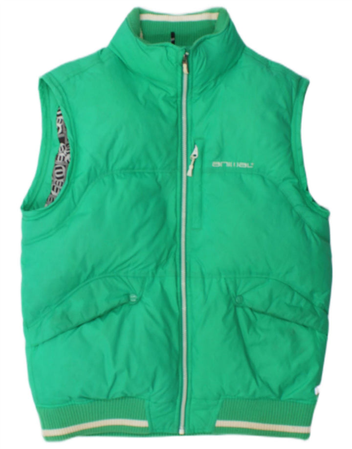 Gilet căptușit pentru bărbați Animal UK 38, nailon verde mediu