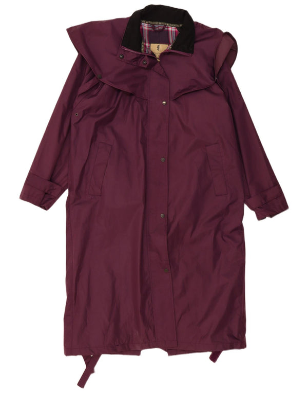 COUNTRY ESTATE Palton supradimensionat pentru femei UK 16 Poliester violet mare