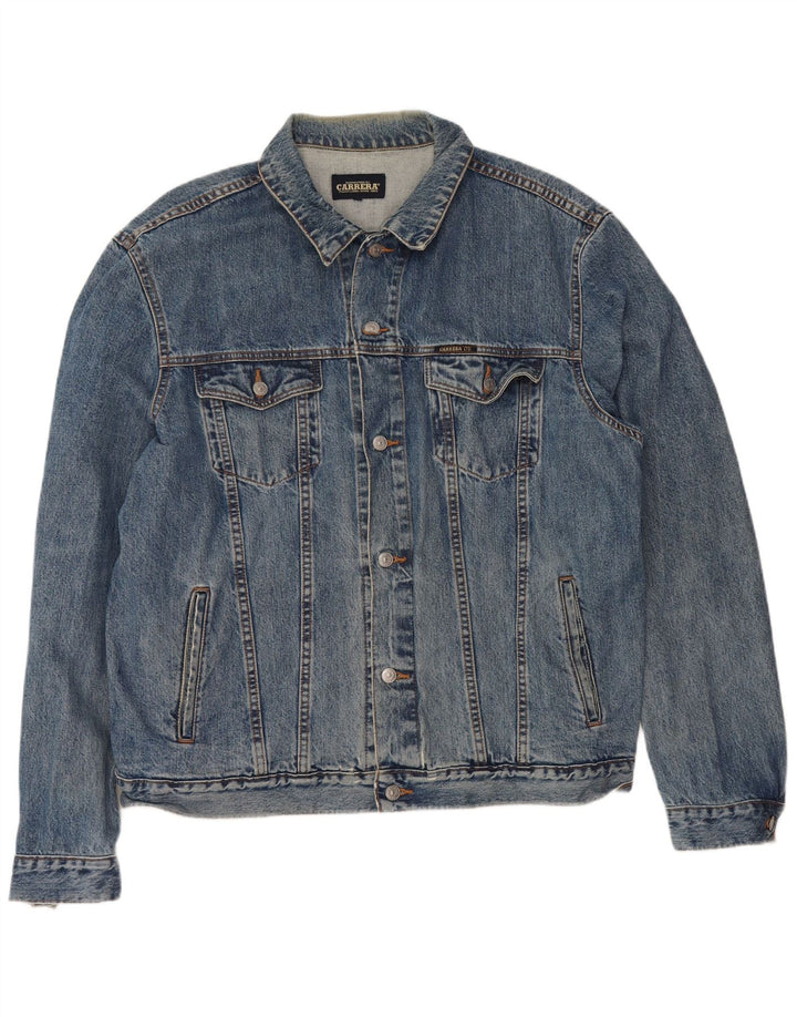 Jachetă de blugi pentru bărbați Carrera UK 44 2XL Bumbac albastru