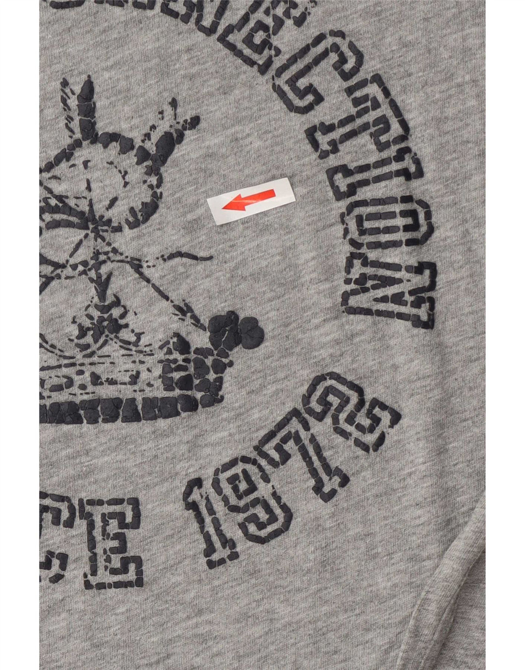 Tricou grafic pentru bărbați de la French Connection Top din bumbac cu pete gri mediu