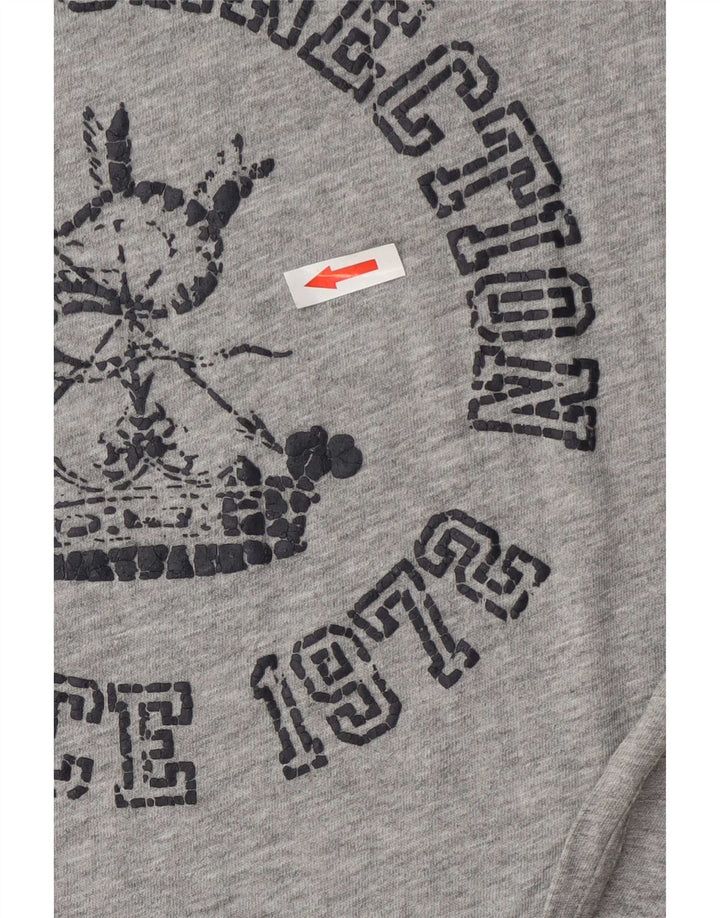 Tricou grafic pentru bărbați de la French Connection Top din bumbac cu pete gri mediu
