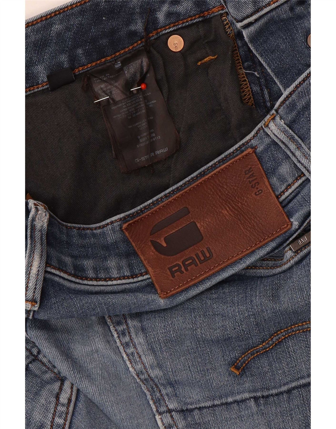 Blugi subțiri pentru femei G-Star W29 L30 Bumbac albastru