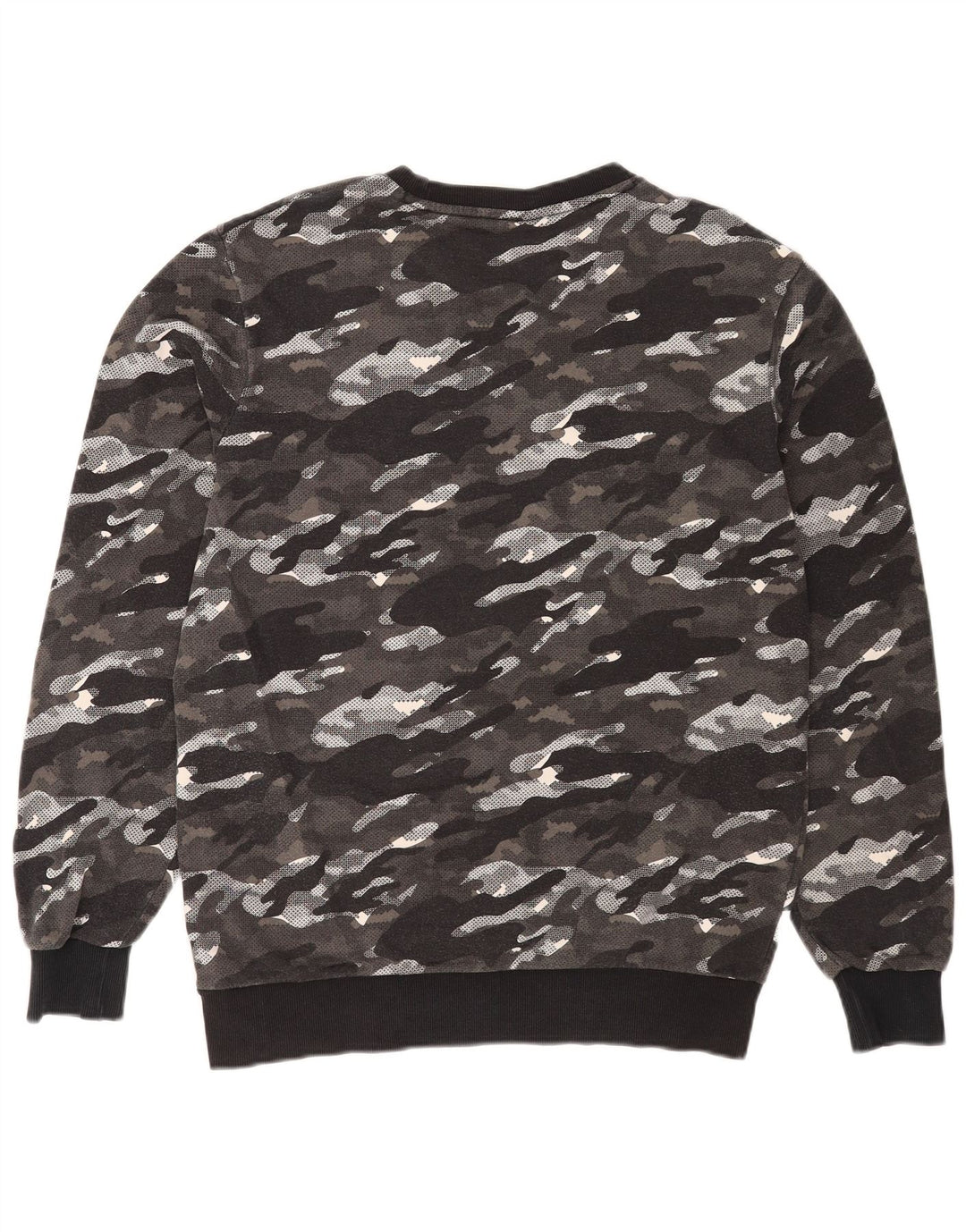 Pulover grafic pentru bărbați Puma, camuflaj, gri mediu