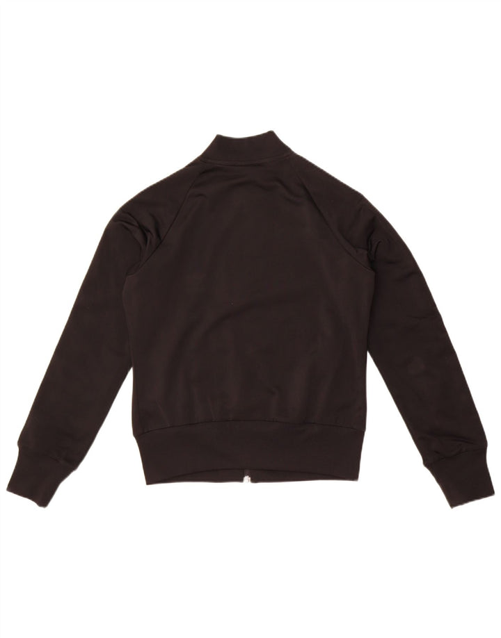 Jachetă de top pentru trening Adidas Crop pentru femei IT 44 Poliester mediu negru