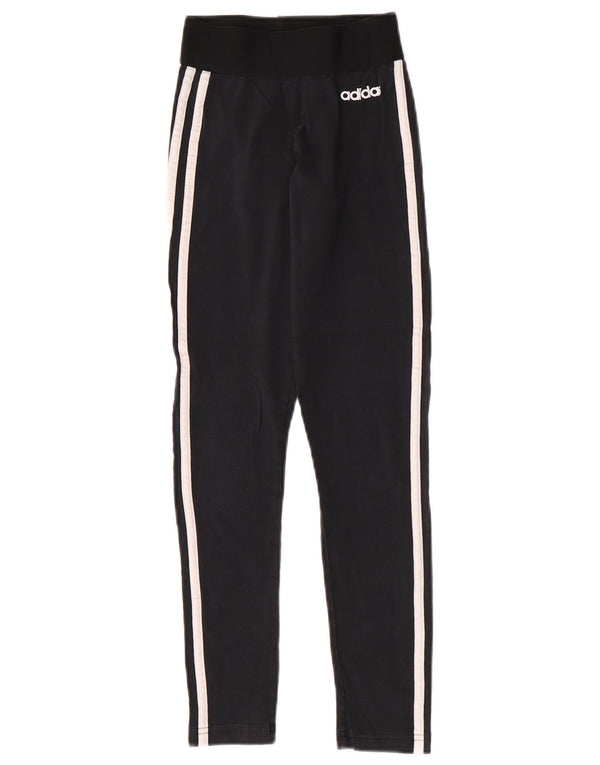 Leggings pentru femei Adidas UK 0/2 2XS Sport cu dungi negre