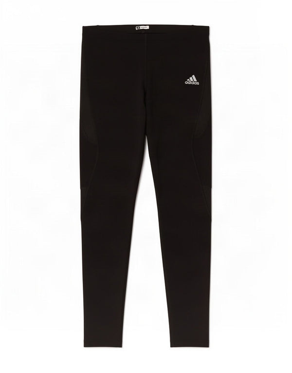 Leggings pentru femei Adidas UK 14, mare, negru, poliamidă color bloc