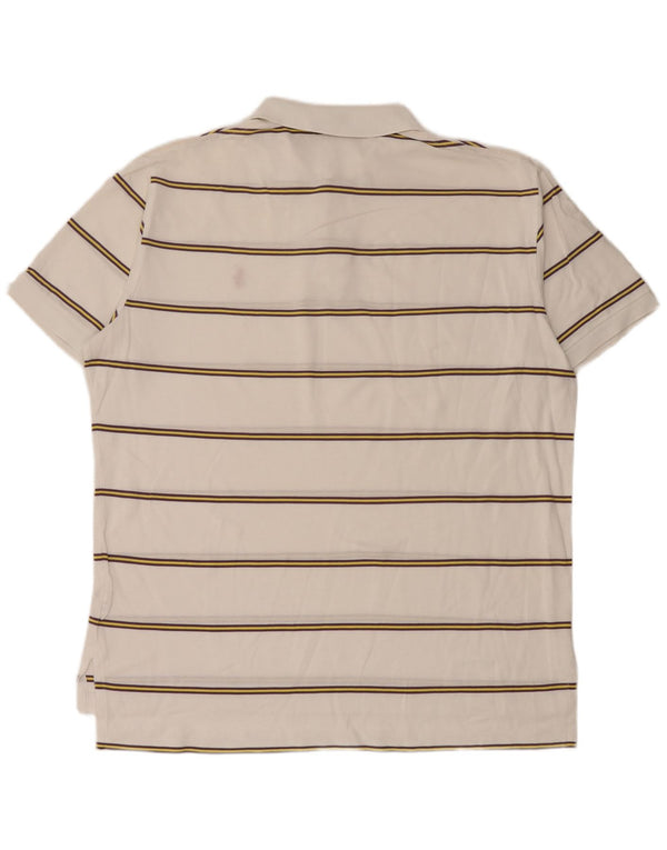 Cămașă polo Polo Ralph Lauren pentru bărbați, bumbac cu dungi albe mari