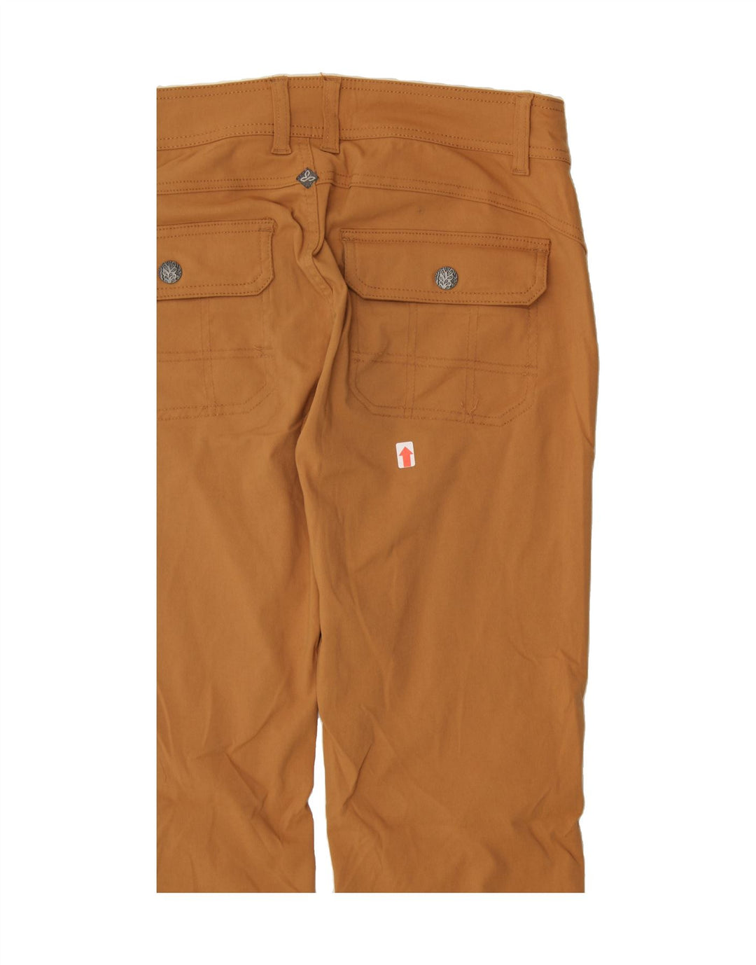 PRANA Womens Slim Casual Trousers US 6 Medium W30 L30 Brown Vintage Prana and Second-Hand Prana from Messina Hembry 