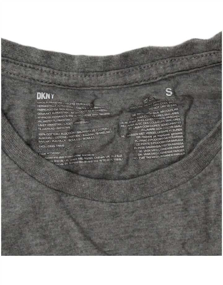 Tricou Băieți Dkny Top 13-14 Ani Bumbac Gri Mic