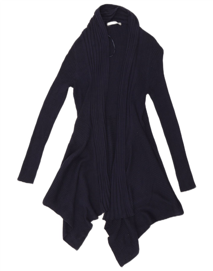 Pulover cardigan cu paragate pentru femei Marks & Spencer UK 14 Medium Bleumarin