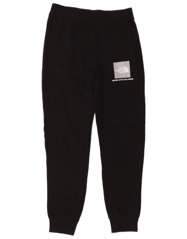 The North Face Mens Graphic Tracksuit Trousers Joggers Small Black Cotton