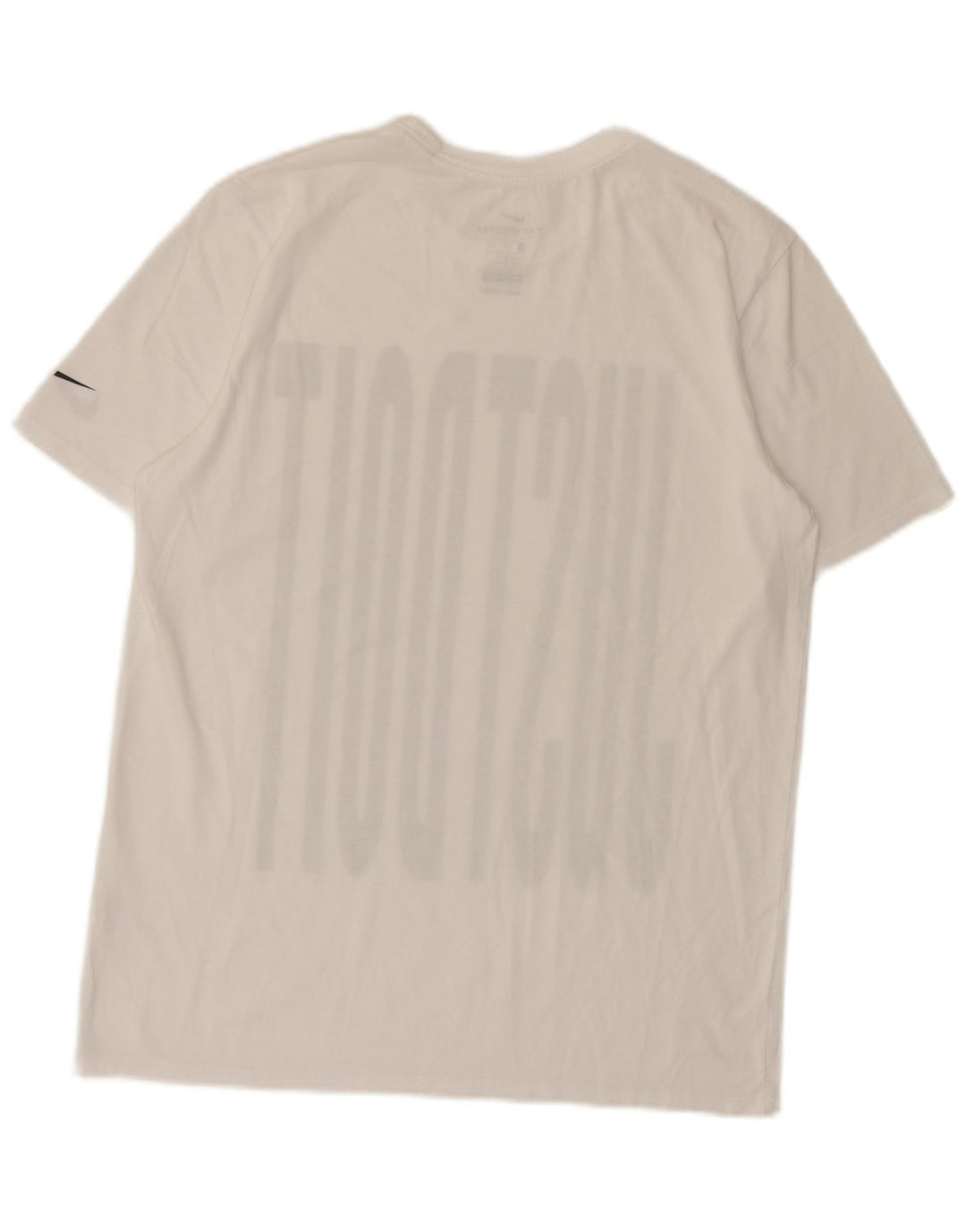 Tricou grafic NIKE Dri Fit pentru bărbați Top mediu alb