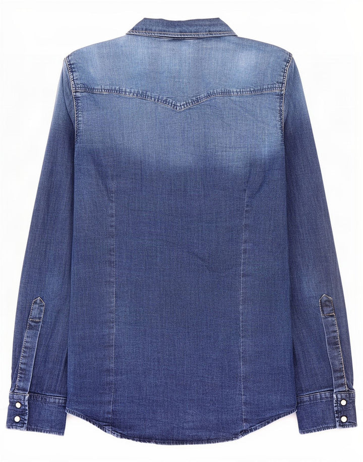 Cămașă de blugi pentru femei Zara UK 12 Medium Blue