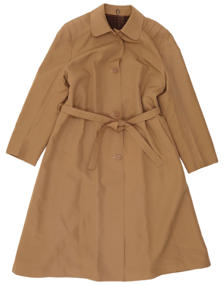 Trenci pentru femei Vintage UK 14 Maro Mediu Poliester Clasic