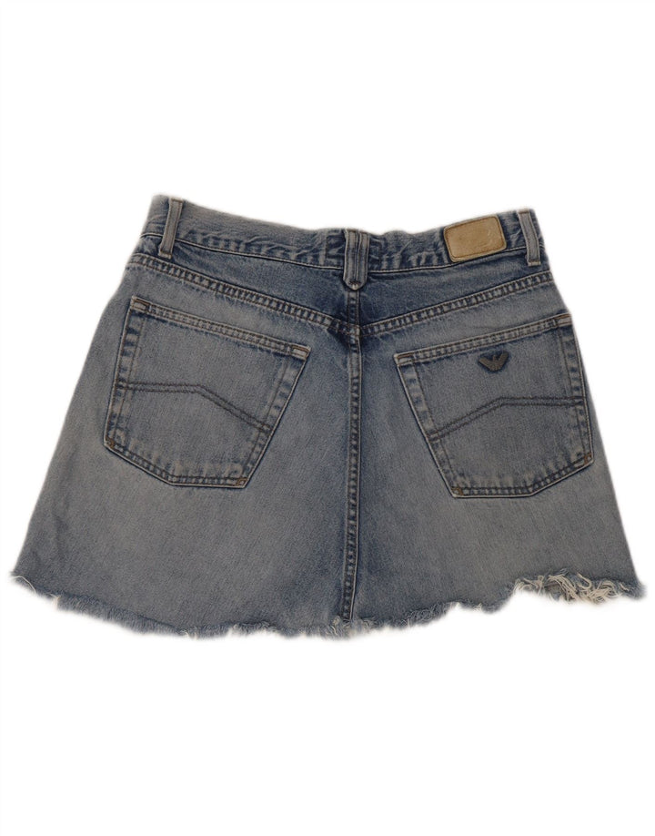 Fusta Mini Denim Armani W30 Albastru Mediu