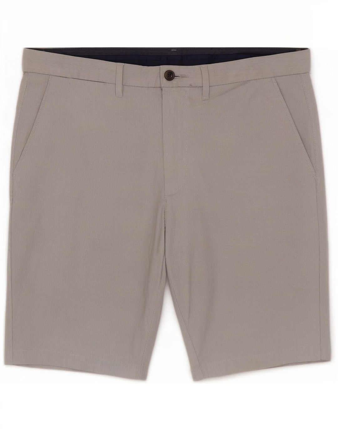Pantaloni scurți chino pentru bărbați Marks & Spencer W32, bumbac cu dungi gri medii