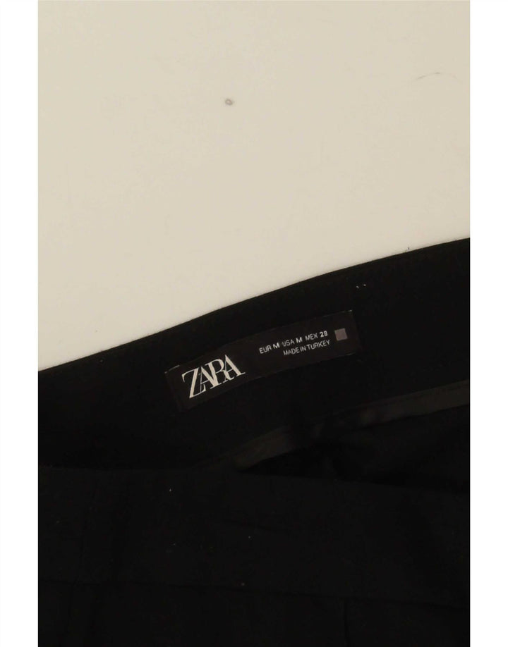 Pantaloni casual conici pentru femei Zara Mediu L28 L27 Negri
