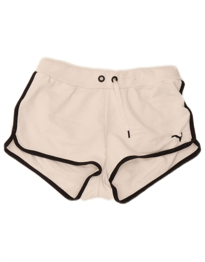 Pantaloni scurti sport Puma pentru femei UK 10 Small White