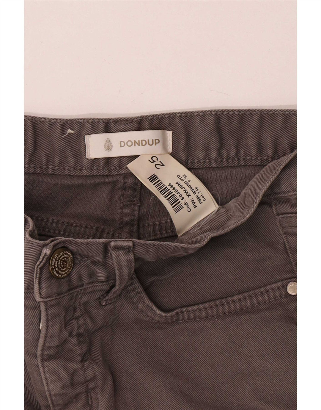 Dondup blugi skinny pentru femei W25 L29 bumbac gri
