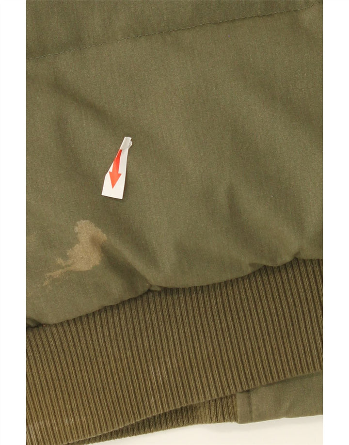 Gilet căptușit pentru bărbați Levi's UK 40 Large Khaki Colorblock