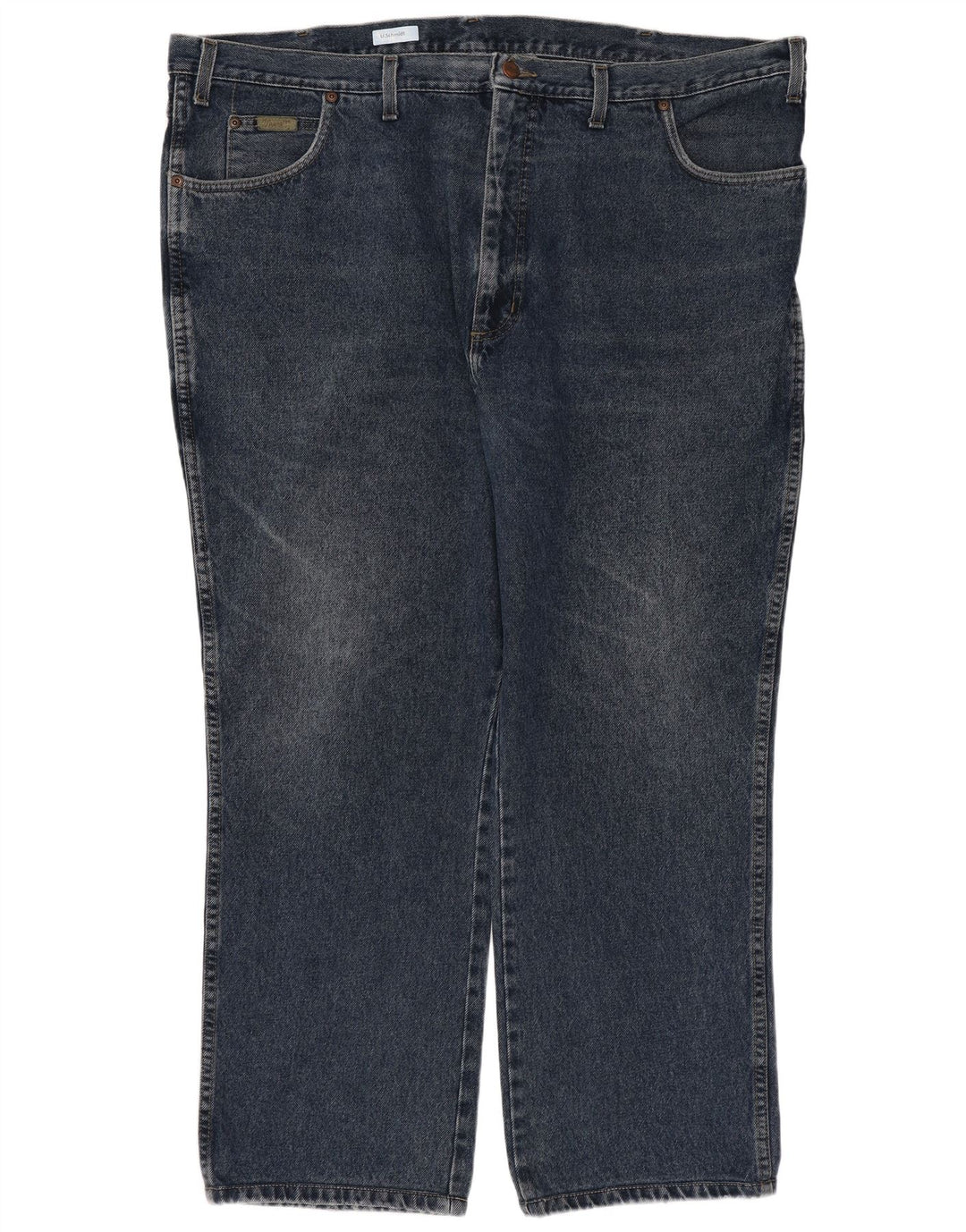 Blugi drepte pentru bărbați Wrangler Texas W44 L28 bumbac bleumarin