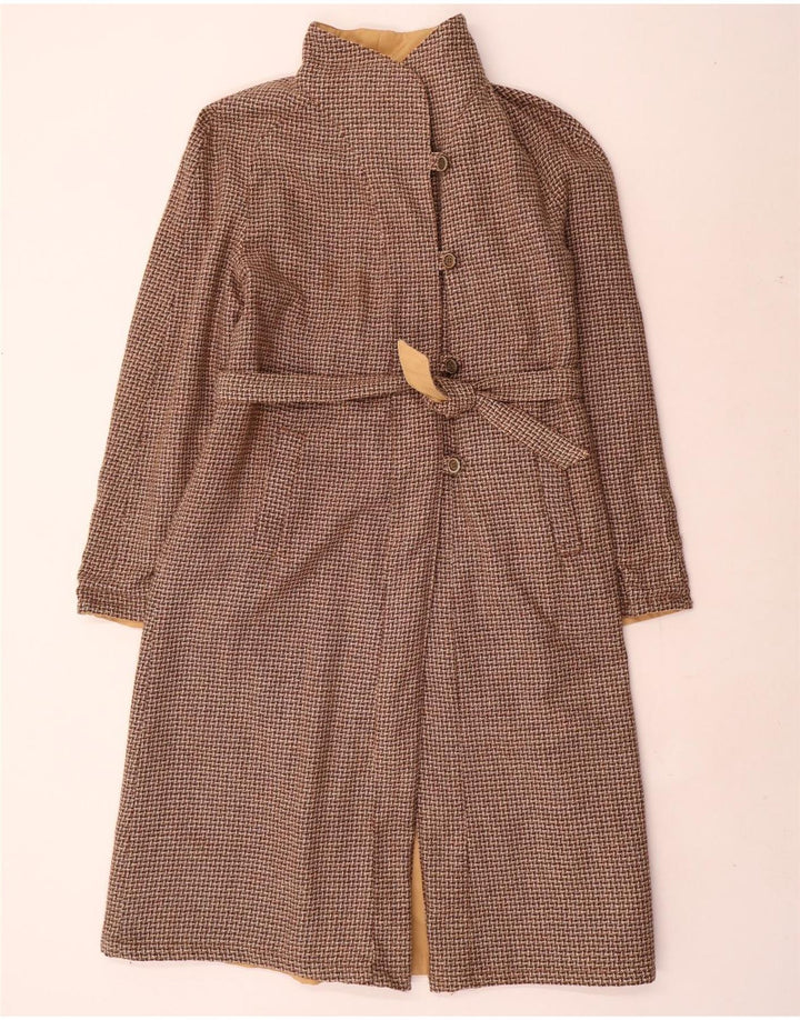 Palton reversibil vintage pentru femei IT 42 Bej mediu