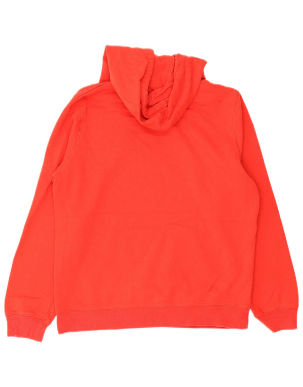 Pulover pentru damă Champion, cu glugă, cu grafică, UK 18 XL, bumbac roșu