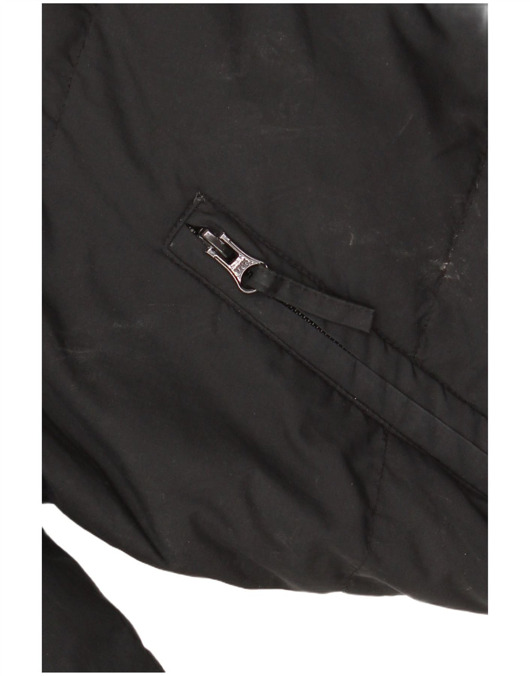 Jachetă căptușită cu glugă supradimensionată pentru femei ADIDAS UK 10 Poliester negru mic