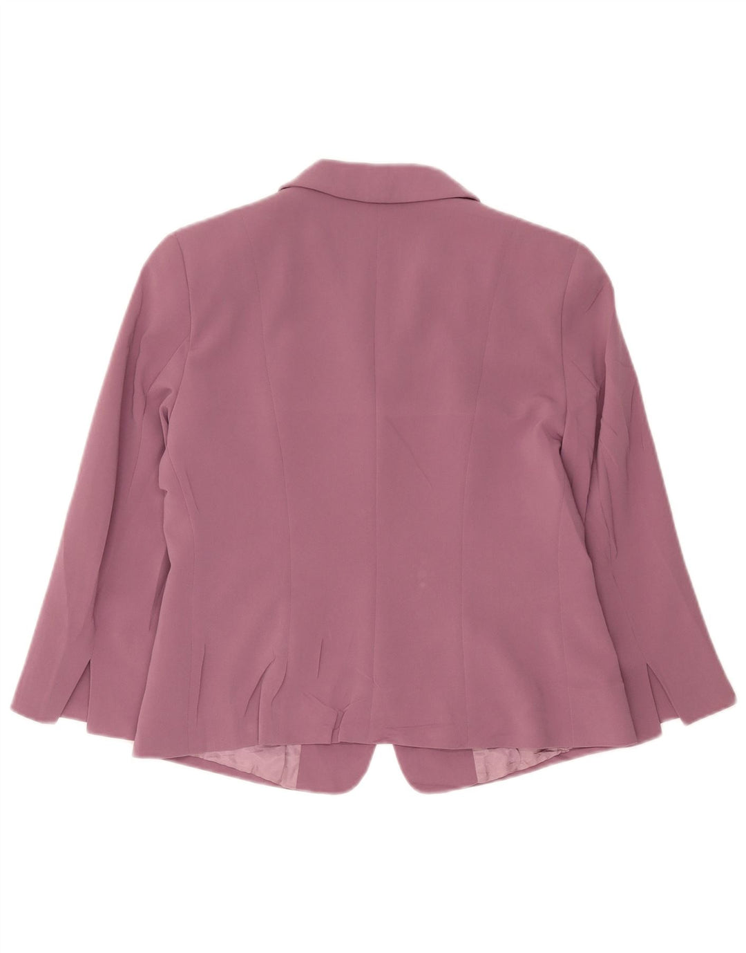 Blazer pentru femei Max Mara cu 2 nasturi și mâneci 3/4 UK 16, mare, roz