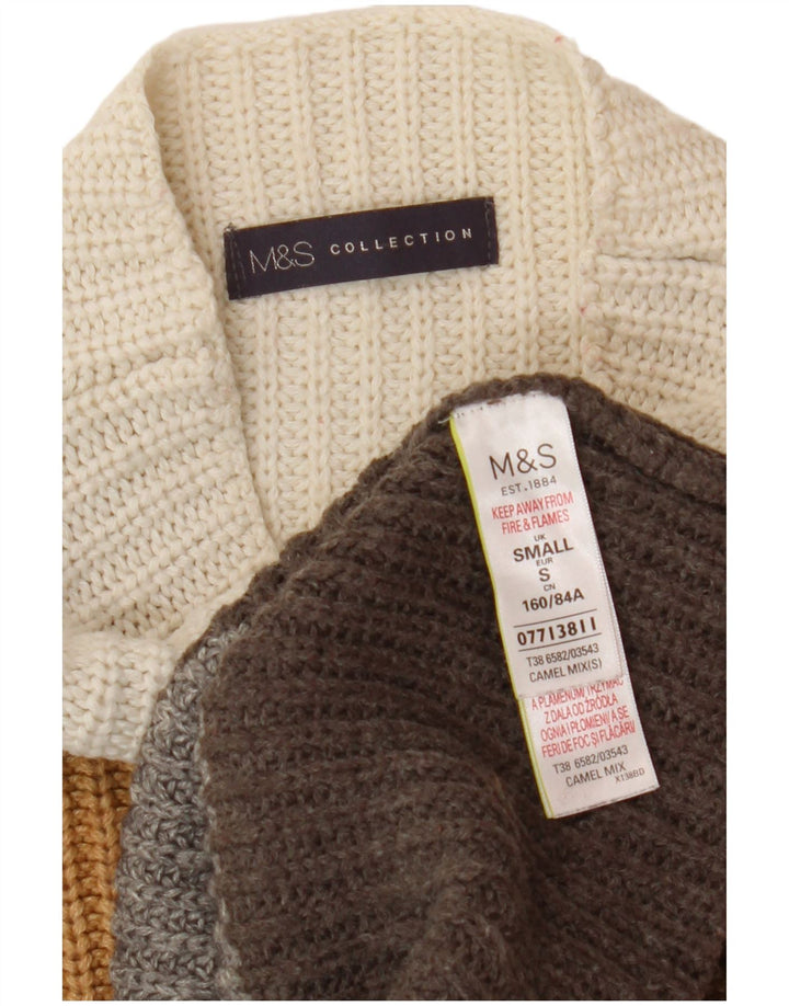 Pulover cu gât țestoasă pentru femei Marks & Spencer UK 10 mic multicolor