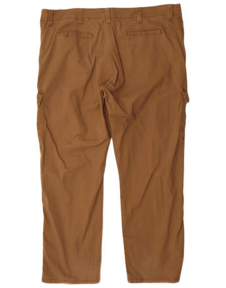 Pantaloni cargo drepti pentru bărbați Wrangler W44 L32 bumbac maro