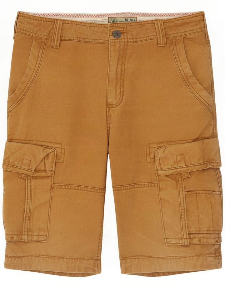 Short cargo pentru bărbați Fat Face Medium W32 Beige Bumbac