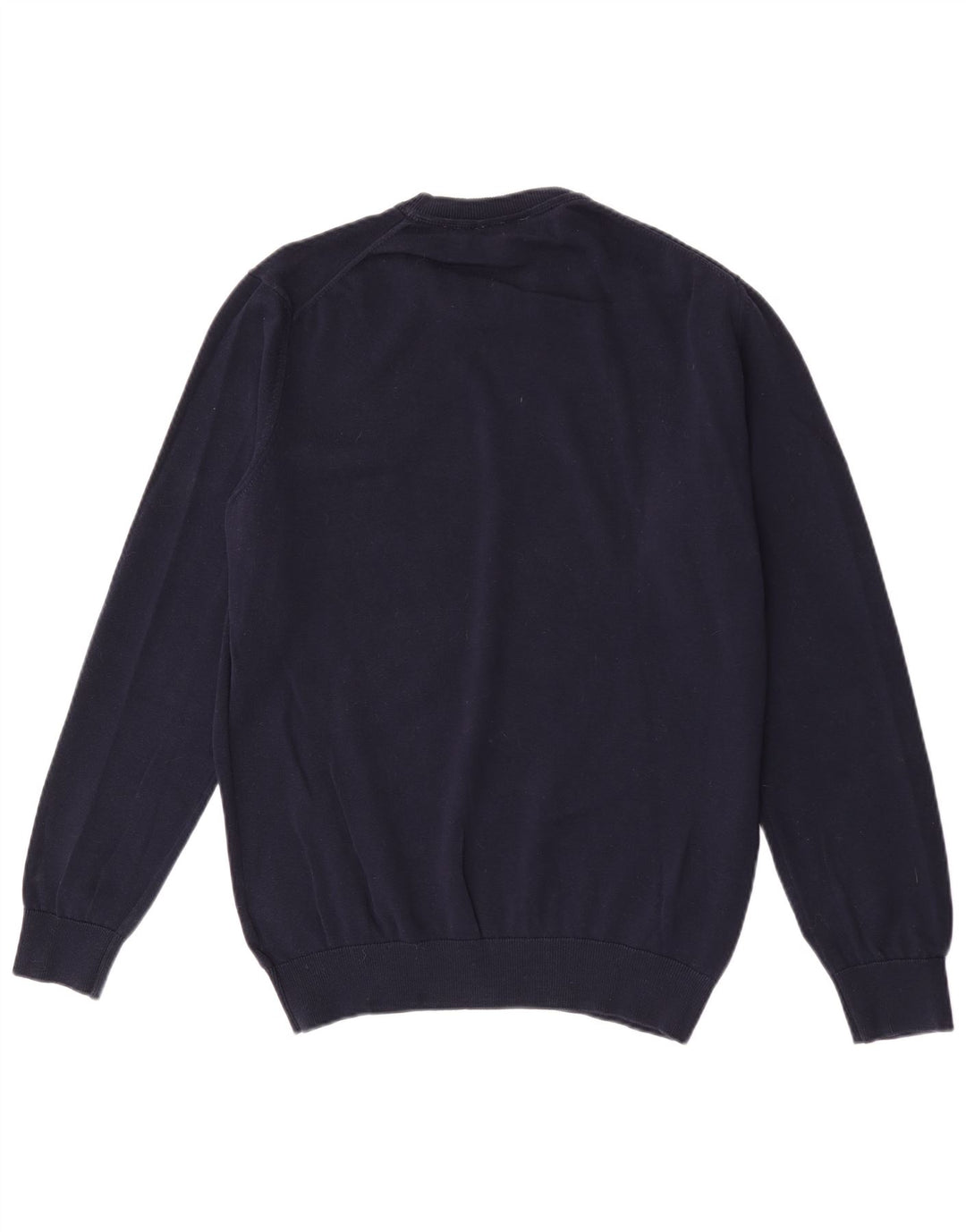 Pulover Lacoste pentru bărbați, cu formă obișnuită, cu decolteu triplu, mărimea 5, mare, bleumarin